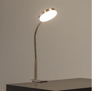 Lampă cu clemă LED/3,2W/230V, crom mat