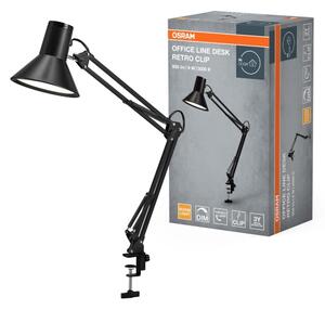 Osram - Lampă de birou LED reglabilă, cu clemă, OFFICE LINE LED/9W/230V 3000K, neagră