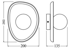 Osram - Aplică de perete WOOD NEST 1xG9/5W/230V, lemn de cauciuc