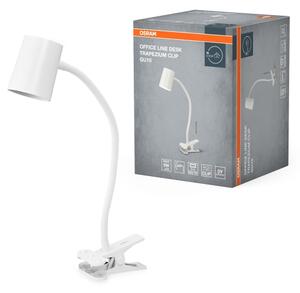 Lampă de birou cu clemă Osram DESK LINE 1xGU10/9W/230V, albă
