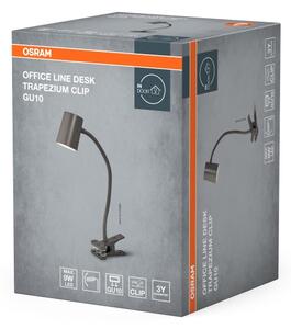 Lampă de birou Osram DESK LINE cu clemă 1xGU10/9W/230V gri