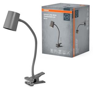 Lampă de birou Osram DESK LINE cu clemă 1xGU10/9W/230V gri