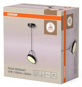Osram - Lampă suspendată LED pe cablu DECOR PUCK LED/12W/230V CRI 90 neagră