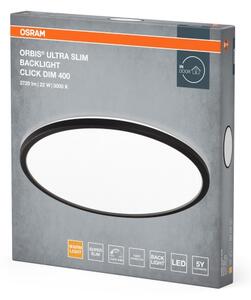 Osram - Plafonieră LED dimabilă ORBIS ULTRA SLIM LED/22W/230V, diam. 40 cm, neagră