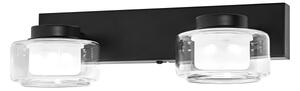 Osram - Aplica LED de perete pentru baie ORBIS FLAME 2xLED/5,5W/230V IP44 negru