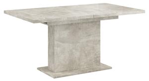 Masa extensibila BOBA, gri beton, DTD laminat, 160/200x90x77 cm
