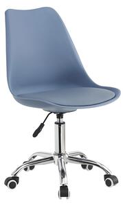 Scaun de birou Gaston II Albastru 48x57x90 cm