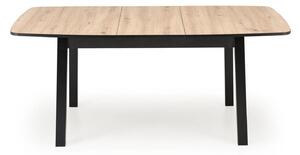 Masa extensibila BARRIL, stejar artisan/negru, 130/170x80x72 cm