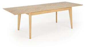Masa extensibila EDMONDO, stejar, PAL laminat/furnir, 160/240x90x75 cm