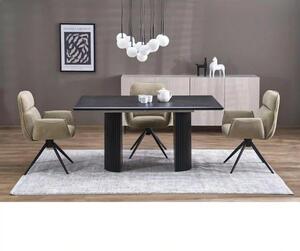 Masa extensibila BOLERO, negru, 160/250x90x78 cm