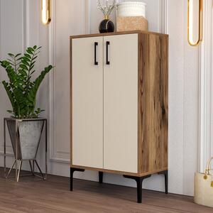 Dulap pentru pantofi Praga 1 (nuc + crem). 1072668