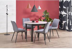 Masa extensibila RINGO, casmir/negru, PAL furniruit, 102/142x102x76 cm