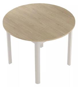 Masa extensibila DANTE, stejar/casmir, PAL laminat, 102/144x102x75 cm
