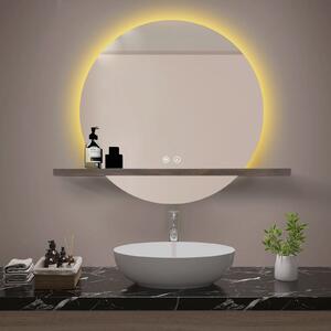 Oglinda Baie Luxury Led, 60Cm, Functie Dezaburire, Lumina calda -Rece- Neutru