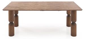 Masa extensibila MELTON, nuc, 200/300x101x76 cm
