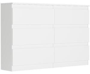 Comodă Rulux (alb). Promo -12%. 1151434