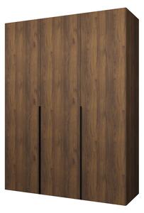 Dulap de haine 150 cm Alice 1 (Nuc + Negru). 1159783