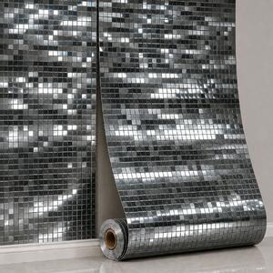 Panou perete autoadeziv Mini Cuburi – Negru 280x60x0.25 cm