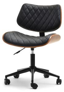 Scaun Brunko (nuc negru + crom). Promo -14%. 1109901