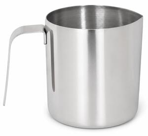 Cana inox pentru lapte cu maner ergonomic, recipient pentru lapte, cafea, cappuccino, spumare lapte, 500 ml