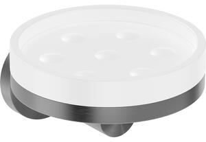 Mexen Triv, suport săpun de perete, alb / grafit mat, 70A33055-66W