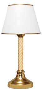Lampă de masă AYD 1xE27/40W/230V alb/auriu
