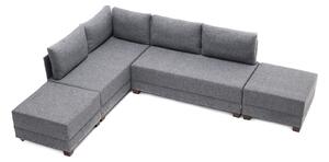 Canapea extensibilă de colț Fly Corner Sofa Bed Left - Grey