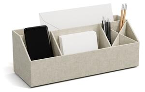 Organizator pentru papetărie din carton Elisa Canvas Paper Laminate – Bigso