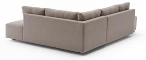 Canapea extensibilă de colț Manama Corner Sofa Bed Right - Cream