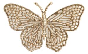 Decorațiune de perete din metal 26x16 cm Butterfly – Light & Living
