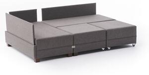 Canapea extensibilă de colț Fly Corner Sofa Bed Left - Brown
