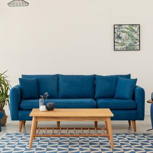 Canapea cu 3 locuri Sofia-Dark Blue Albastru inchis