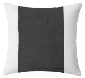 Fata de perna din policoton TIRSO POLY 45x45 cm, gri-alb