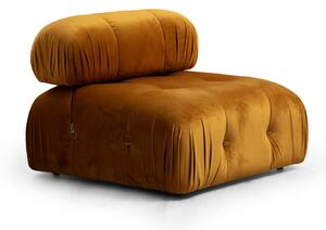 Canapea de colț Bubble Corner ( L1-O1-1R -Puf) - Mustard
