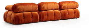 Canapea de colț Bubble Corner ( L1-O1-1R -Puf) - Orange