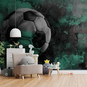 Tapet Minge de fotbal, Fototapet pentru camera unui adolescent, Fototapet Fotbal, w08618 : Uwalls.ro