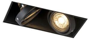 Spotlight inteligent îngropat negru incl. 2 Wifi GU10 Trimless - Oneon 2