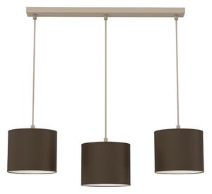 Candelabru pe cablu ARDEN 3xE27/15W/230V bej/maro