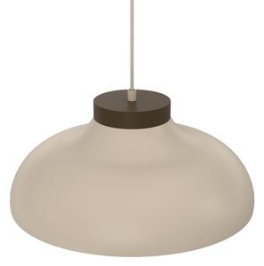 Lustră suspendată pe cablu BASCA 1xE27/15W/230V bej/maro