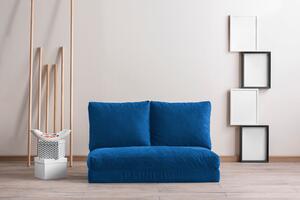 Canapea extensibilă cu 2 locuri Taida-Blue Albastru