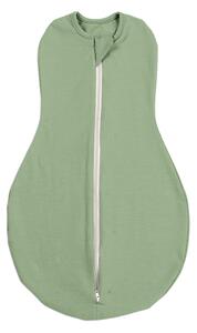 Sistem de infasat cu fermoar dublu Kidizi SnugPod Green S, pentru nou-nascuti 2.6-5 kg, 0.5 tog