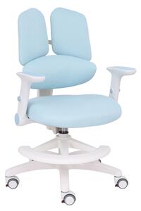 Scaun de birou pentru copii BunnyFit Blue