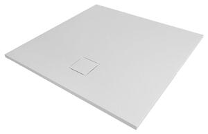 Cadita dus slim din SMC, dimensiuni multiple, alb/gri/negru 900x900 / Alb