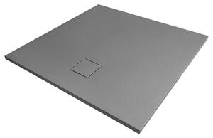 Cadita dus slim din SMC, dimensiuni multiple, alb/gri/negru 800x1200 / Gri