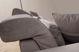 Canapea de colț Frido Left (Chl+3R) - Light Grey