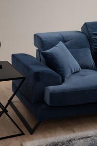 Canapea de colț Frido Right (L3+Chl) - Navy Blue