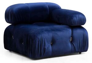 Canapea de colț Bubble Velvet Blue L1-O1-1R-PUF