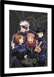 Poster înrămat Jujutsu Kaisen - Team Picture