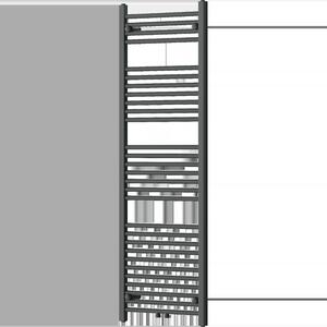 Mexen Mars radiator de baie 1500 x 500 mm, 626 W, antracit - W110-1500-500-00-66