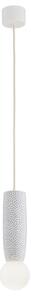 Argon 8938 - Lampă suspendată pe cablu BOLL 1xG9/6W/230V albă